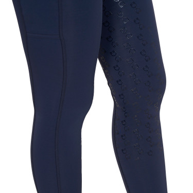 Damen Reitleggings mit Strass Equestro Marineblazer Marineblau