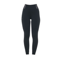 Damen Reitleggings mit Strass Equestro Schwarz