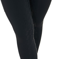 Damen Reitleggings mit Strass Equestro Schwarz