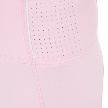Damen Reitleggings mit Strass Equestro Ballerina Rosa