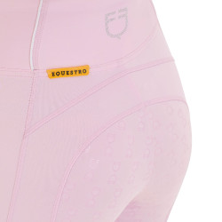 Damen Reitleggings mit Strass Equestro Ballerina Rosa