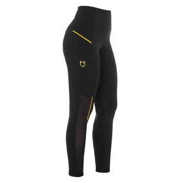 Damen-Leggings mit enger Passform und Micro-Mesh-Einsätzen Equestro