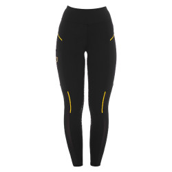 Damen-Leggings mit enger Passform und Micro-Mesh-Einsätzen Equestro Damen-Leggings mit enger Passform und Micro-Mesh-Einsätzen Equestro