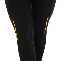 Damen-Leggings mit enger Passform und Micro-Mesh-Einsätzen Equestro Damen-Leggings mit enger Passform und Micro-Mesh-Einsätzen Equestro