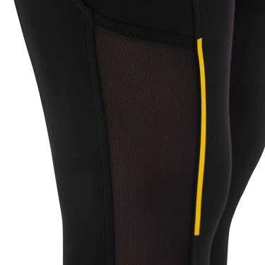 Damen-Leggings mit enger Passform und Micro-Mesh-Einsätzen Equestro Damen-Leggings mit enger Passform und Micro-Mesh-Einsätzen Equestro