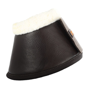 Glocken aus ökologischem Leder Schaf mit Klettverschluss Acavallo Braun Glocken aus ökologischem Leder Schaf mit Klettverschluss Acavallo Braun