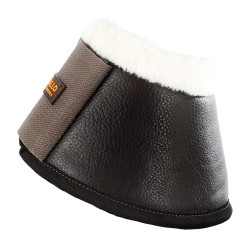 Glocken aus ökologischem Leder Schaf mit Klettverschluss Acavallo Braun Glocken aus ökologischem Leder Schaf mit Klettverschluss Acavallo Braun