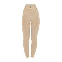 Damen-Reitleggings mit Vollbesatz Classic Equestro Weihrauch Beige