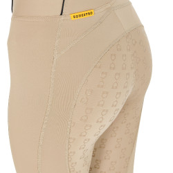Damen-Reitleggings mit Vollbesatz Classic Equestro Weihrauch Beige
