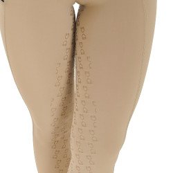 Damen-Reitleggings mit Vollbesatz Classic Equestro Weihrauch Beige
