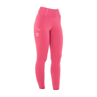 Damen-Reitleggings mit Vollbesatz Classic Equestro Geißblatt Rosa