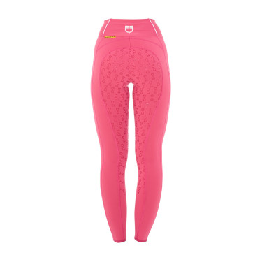 Damen-Reitleggings mit Vollbesatz Classic Equestro Geißblatt Rosa