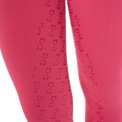 Damen-Reitleggings mit Vollbesatz Classic Equestro Geißblatt Rosa