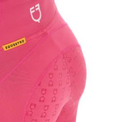Damen-Reitleggings mit Vollbesatz Classic Equestro Geißblatt Rosa