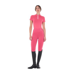 Damen-Reitleggings mit Vollbesatz Classic Equestro Geißblatt Rosa
