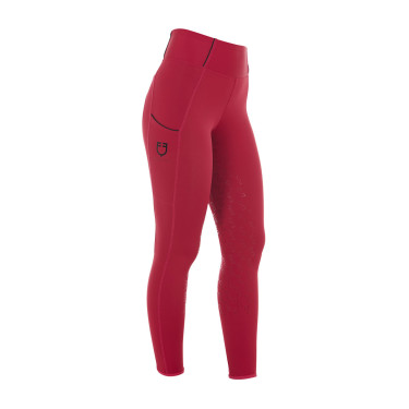 Damen-Reitleggings mit Vollbesatz Classic Equestro Roller Beige