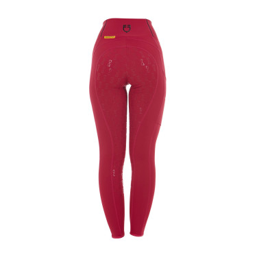 Damen-Reitleggings mit Vollbesatz Classic Equestro Roller Beige