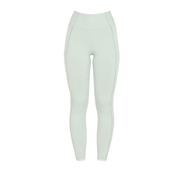 Damen-Reitleggings mit Vollbesatz Classic Equestro Hellgrün Gr&uuml;n