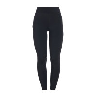 Damen-Tights aus technischem Stretchstoff Kao Light Equestro Schwarz / schwarz