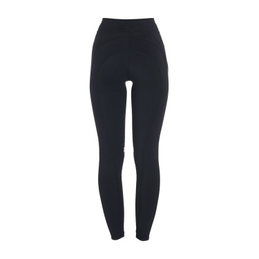 Damen-Tights aus technischem Stretchstoff Kao Light Equestro Schwarz / schwarz
