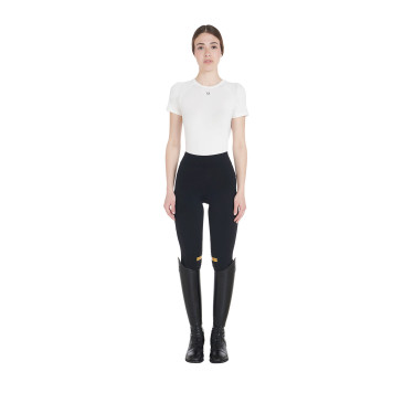Damen-Tights aus technischem Stretchstoff Kao Light Equestro Schwarz / Gelb Damen-Tights aus technischem Stretchstoff Kao Light Equestro Schwarz / Gelb