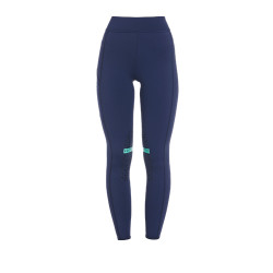 Damen-Tights aus technischem Stretchstoff Kao Light Equestro Marine / Smaragd Blau