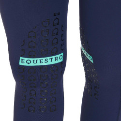Damen-Tights aus technischem Stretchstoff Kao Light Equestro Marine / Smaragd Blau
