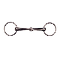 Gebiss 2 Ringe vernickelter...