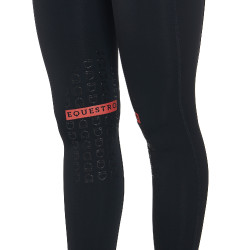 Damen-Tights aus technischem Stretchstoff Kao Equestro Schwarz / Rot Damen-Tights aus technischem Stretchstoff Kao Equestro Schwarz / Rot