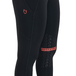 Damen-Tights aus technischem Stretchstoff Kao Equestro Schwarz / Rot Damen-Tights aus technischem Stretchstoff Kao Equestro Schwarz / Rot