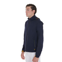 Technische 3-Lagen-Herren-Regenjacke Equestro Marine Marineblau