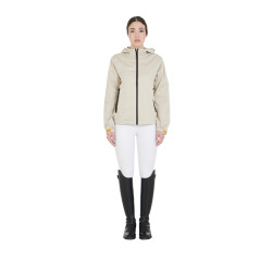 Imperméable technique à 3 couches femme Equestro Beige Imperméable technique à 3 couches femme Equestro Beige