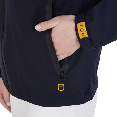 Dreilagige technische Damen-Regenjacke Equestro Marine Marineblau Dreilagige technische Damen-Regenjacke Equestro Marine Marineblau