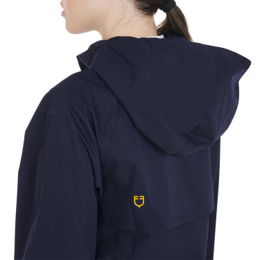 Dreilagige technische Damen-Regenjacke Equestro Marine Marineblau Dreilagige technische Damen-Regenjacke Equestro Marine Marineblau