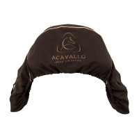 Sattelschoner mit Fleecefutter Acavallo Schwarz Sattelschoner mit Fleecefutter Acavallo Schwarz