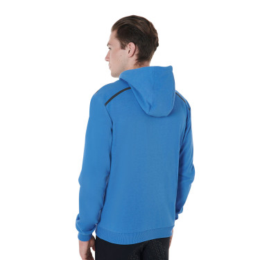 Baumwoll-Kapuzen-Sweatshirt mit Reißverschluss für Herren Equestro Baumwoll-Kapuzen-Sweatshirt mit Reißverschluss für Herren Equestro