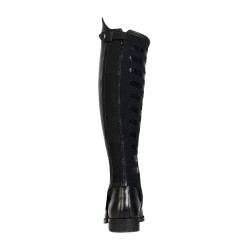 Unisex-Mini-Chaps mit Silikoneinsätzen Gel Grip System Equestro Schwarz