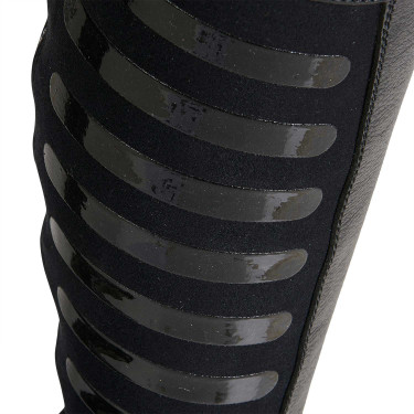 Unisex-Mini-Chaps mit Silikoneinsätzen Gel Grip System Equestro Schwarz