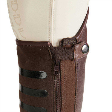 Unisex-Mini-Chaps mit Silikoneinsätzen Gel Grip System Equestro Unisex-Mini-Chaps mit Silikoneinsätzen Gel Grip System Equestro