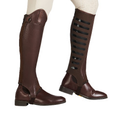 Unisex-Mini-Chaps mit Silikoneinsätzen Gel Grip System Equestro Unisex-Mini-Chaps mit Silikoneinsätzen Gel Grip System Equestro