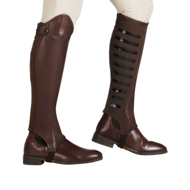 Unisex-Mini-Chaps mit Silikoneinsätzen Gel Grip System Equestro Unisex-Mini-Chaps mit Silikoneinsätzen Gel Grip System Equestro
