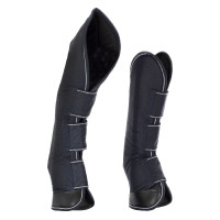 Transportgamaschen aus 900D-Polyester-Ripstop Acavallo, 4 Stück Schwarz Transportgamaschen aus 900D-Polyester-Ripstop Acavallo, 4 Stück Schwarz