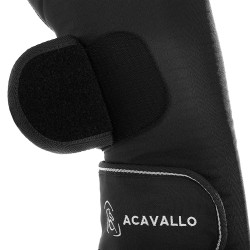 Transportgamaschen aus 900D-Polyester-Ripstop Acavallo, 4 Stück Schwarz Transportgamaschen aus 900D-Polyester-Ripstop Acavallo, 4 Stück Schwarz