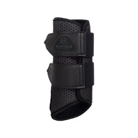 Vorne Gamaschen aus perforiertem Neopren mit doppeltem Klettverschluss Acavallo Schwarz Vorne Gamaschen aus perforiertem Neopren mit doppeltem Klettverschluss Acavallo Schwarz
