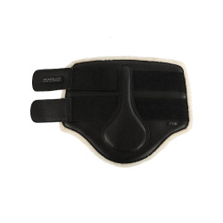 Vordere Gamaschen aus umweltfreundlichem Leder mit doppeltem Klettverschluss Acavallo Schwarz Vordere Gamaschen aus umweltfreundlichem Leder mit doppeltem Klettverschluss Acavallo Schwarz