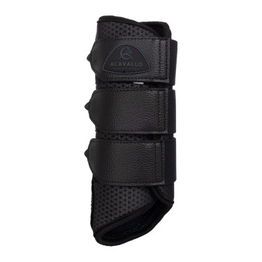 Hintere Gamaschen aus perforiertem Neopren mit dreifachem Klettverschluss Acavallo Hintere Gamaschen aus perforiertem Neopren mit dreifachem Klettverschluss Acavallo