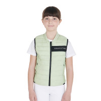 Technische Kinderweste Equestro Grün Grün Technische Kinderweste Equestro Grün Grün