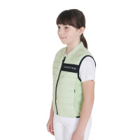 Technische Kinderweste Equestro Grün Grün Technische Kinderweste Equestro Grün Grün