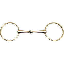 Mundstück 2 große Ringe Feeling Neusilber