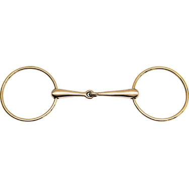 Mundstück 2 große Ringe Feeling Neusilber
